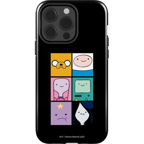 Adult Swim Adventure Time Character Tiles iPhone 15 Pro Impact Case